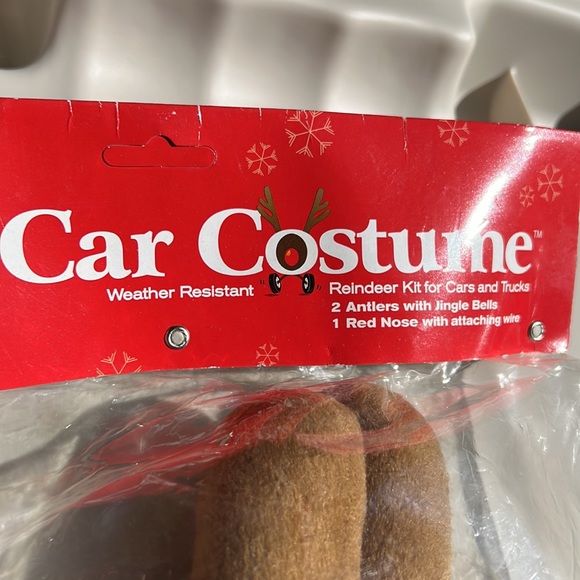 Car Costume Car Reindeer Antlers and Nose NWT - Picture 4 of 5